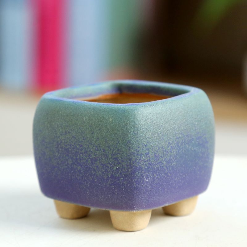 Training Pot Ceramic - Mini vlezige bloempot keramiek, ademende duimpot