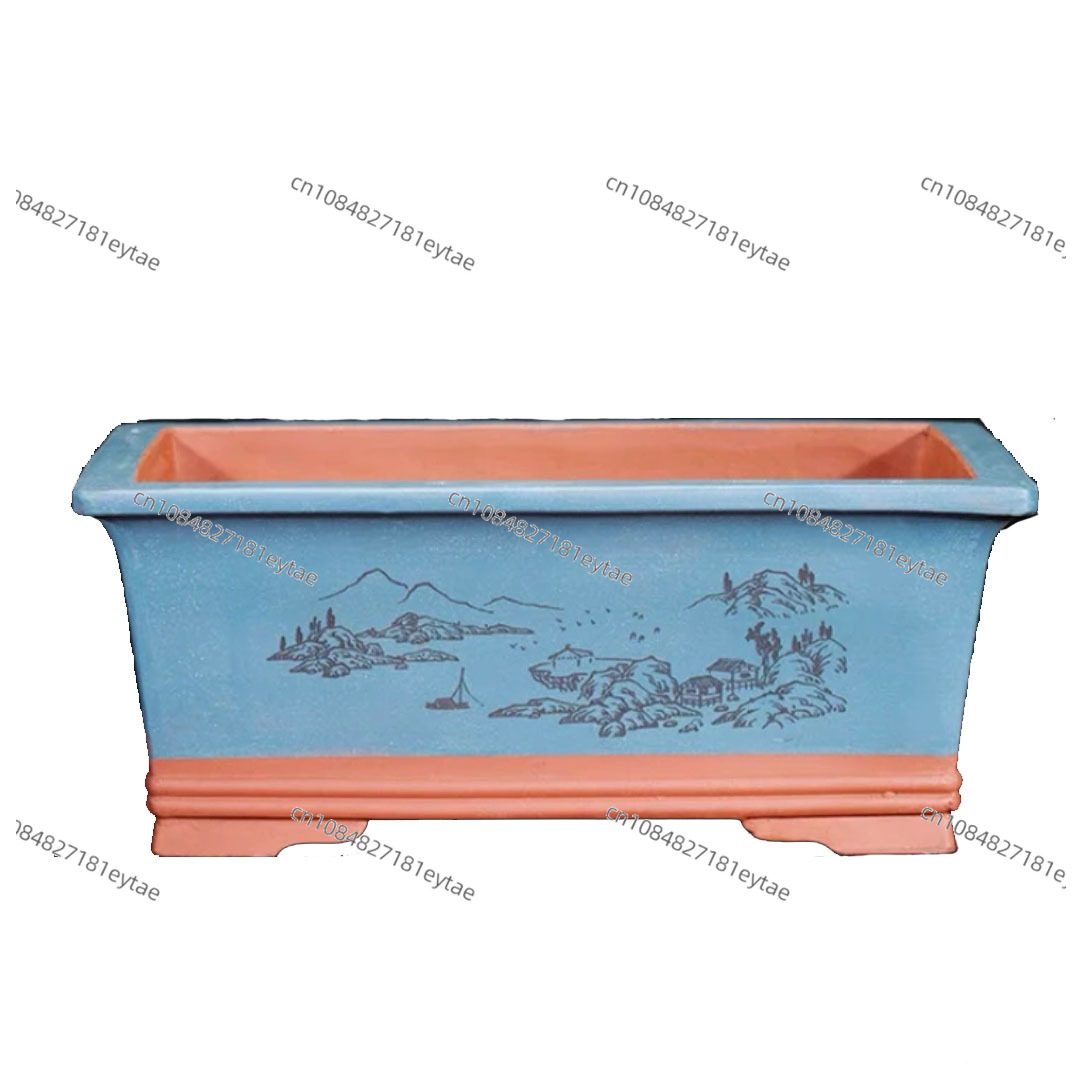 Training Pot Ceramic - Hoge kwaliteit ongeglazuurde grote bonsai pot,