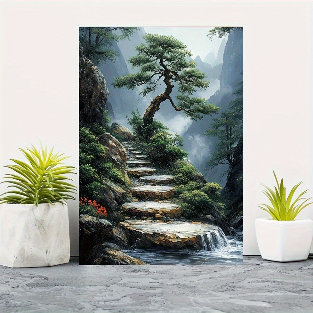 Zen Garden canvaskunstwerk met - Bonsai Vertical Garden recensie en prijs