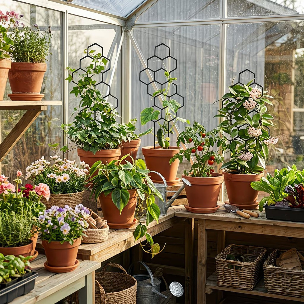 Tweedelig zeshoekig plantenfra - Bonsai Vertical Garden recensie en prijs